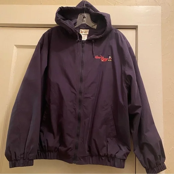 Vintage NWOT. Disney World Purple/black Jacket. Never worn. Sz jacket. - Picture 3 of 8